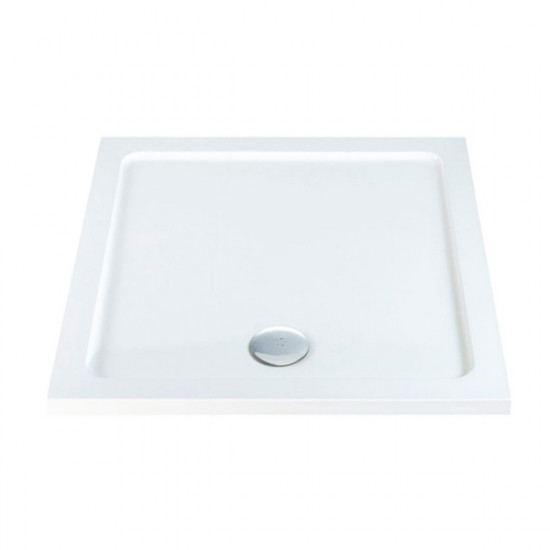 Kartell KT35 Square Shower Tray - 700mm x 700mm - White